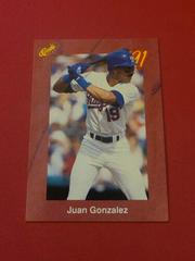 Juan Gonzalez [Series II] Baseball Cards 1991 Classic Prices
