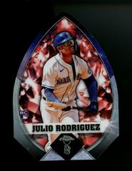 Julio Rodriguez [Rose Gold] Baseball Cards 2022 Topps Chrome Ben Baller Diamond Die Cuts Prices