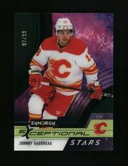 Johnny Gaudreau [Green] Hockey Cards 2021 Upper Deck Synergy Exceptional Stars Prices