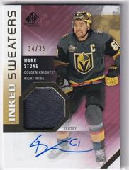 Mark Stone #IS-ST Hockey Cards 2021 SP Game Used Inked Sweaters Autograph Prices