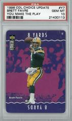 Brett Favre Football Cards 1996 Collector's Choice Update You Make the Play Prices