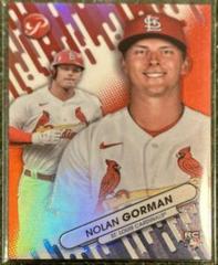 Nolan Gorman [Red] #FF-6 Baseball Cards 2023 Topps Pristine Fresh Faces Prices