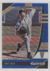 Jake Eder [Blue Wave Prizm] Baseball Cards 2020 Panini Prizm Draft Picks Prices