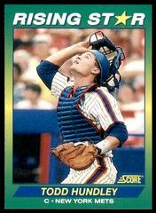 Todd Hundley #80 Baseball Cards 1992 Score Rising Stars Prices