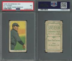 Cy Young [Bare Hand Shows] #NNO Baseball Cards 1909 T206 Sovereign 350 Prices