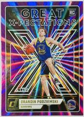 Brandin Podziemski [Purple] #22 Basketball Cards 2023 Panini Donruss Great X Pectations Prices