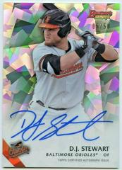 D.J. Stewart [Atomic Refractor] #DST Baseball Cards 2015 Bowman's Best of Autographs Prices