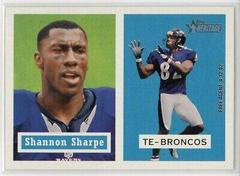 Shannon Sharpe Football Cards 2002 Topps Heritage Prices
