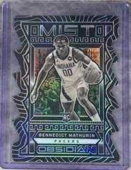Bennedict Mathurin #11 Basketball Cards 2022 Panini Obsidian Mist Prices