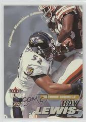 Ray Lewis [Platinum Medallion] Football Cards 2001 Ultra Prices