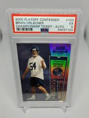 Brian Urlacher [Championship Ticket Autograph] Football Cards 2000 Playoff Contenders Prices