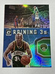 Ray Allen [Blue] Basketball Cards 2021 Panini Donruss Optic Raining 3s Prices