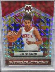 Jalen Green Basketball Cards 2021 Panini Mosaic Introductions Prices