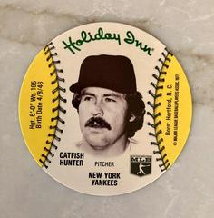 Catfish Hunter Baseball Cards 1977 Holiday Inn Discs Prices