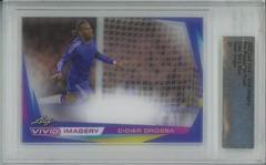 Didier Drogba [Navy Blue] Soccer Cards 2022 Leaf Vivid Imagery Prices