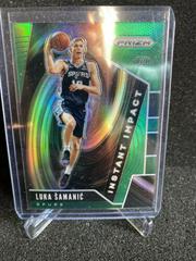 Luka Samanic [Green Prizm] #5 Basketball Cards 2019 Panini Prizm Instant Impact Prices