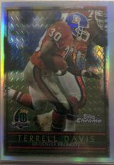 Terrell Davis [Refractor] Football Cards 1996 Topps Chrome Prices