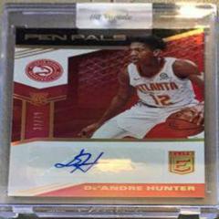 De'Andre Hunter [Red] Basketball Cards 2019 Panini Donruss Elite Pen Pals Prices