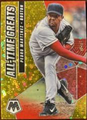 Pedro Martinez [Gold] Baseball Cards 2021 Panini Mosaic All Time Greats Prices