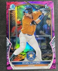 Ryan Clifford [Fuchsia] #BCP-10 Baseball Cards 2023 Bowman Chrome Prospects Prices