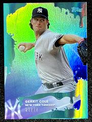 Gerrit Cole [Blue Frosting Holographic Foilboard] #8 Baseball Cards 2020 Topps X Steve Aoki Prices
