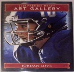 Jordan Love #AG-11 Football Cards 2020 Sage Hit Art Gallery Prices