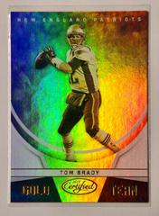 Tom Brady #GT-TB Football Cards 2019 Panini Certified Gold Team Prices