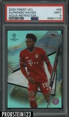 Alphonso Davies [Aqua Refractor] Soccer Cards 2020 Topps Finest UEFA Champions League Prices