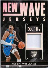 Jalen Williams #NWJ-JLW Basketball Cards 2022 Panini Noir New Wave Jerseys Prices