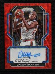 Danny Manning [Choice Prizm] Basketball Cards 2021 Panini Prizm Signatures Prices