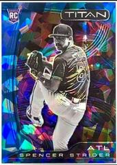 Spencer Strider [Blue Ice] #18 Baseball Cards 2022 Panini Chronicles Titan Prices