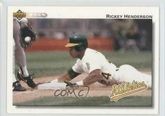 Rickey Henderson Baseball Cards 1992 Upper Deck Prices