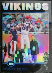 Randy Moss [Black Refractor] Football Cards 2004 Topps Chrome Prices