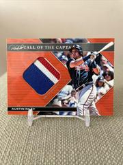 Austin Riley [Relic Orange] #30 Baseball Cards 2022 Topps X Derek Jeter Prices