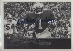 Anthony Carter Football Cards 2011 Upper Deck College Legends Autograph Prices