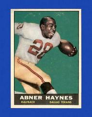 Abner Haynes #133 Football Cards 1961 Topps Prices
