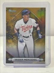 Yasser Mercedes [Gold] #BSP-100 Baseball Cards 2023 Bowman Sterling Prices