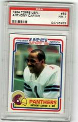 Anthony Carter #59 Football Cards 1984 Topps USFL Prices