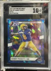 Kenny Pickett [Crystal Blue] #PA-KP2 Football Cards 2022 Pro Set Metal Prices