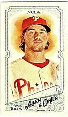 Aaron Nola [Mini No Number] Baseball Cards 2018 Topps Allen & Ginter Prices