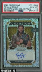 Roman Reigns [Mojo Prizm] Wrestling Cards 2022 Panini Prizm WWE Champion Signatures Prices