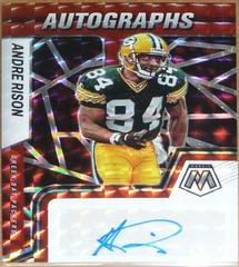 Andre Rison [Red] Football Cards 2022 Panini Mosaic Autographs Prices