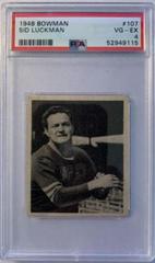 Sid Luckman #107 Football Cards 1948 Bowman Prices