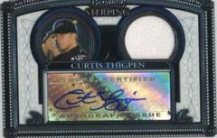 Curtis Thigpen [Autograph Relic] Baseball Cards 2005 Bowman Sterling Prices