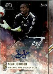 Sean Johnson [Autograph] Soccer Cards 2015 Topps Apex MLS Prices