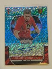 Kevin De Bruyne [Blue Shimmer] Soccer Cards 2018 Panini Prizm World Cup Signatures Prices