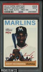Adeiny Hechavarria [Red Ink] Baseball Cards 2013 Topps Heritage Real One Autographs Prices