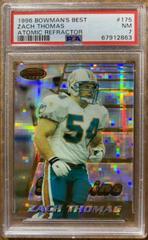 Zach Thomas [Atomic Refractor] #175 Football Cards 1996 Bowman's Best Prices