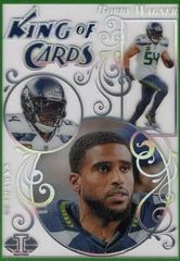 Bobby Wagner [Emerald] #2 Football Cards 2023 Panini Illusions King of Cards Prices