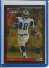Marshall Faulk [Gold Refractor] Football Cards 2003 Bowman Chrome Prices